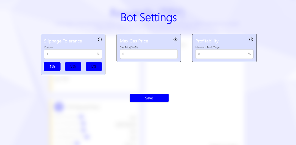 bot settings