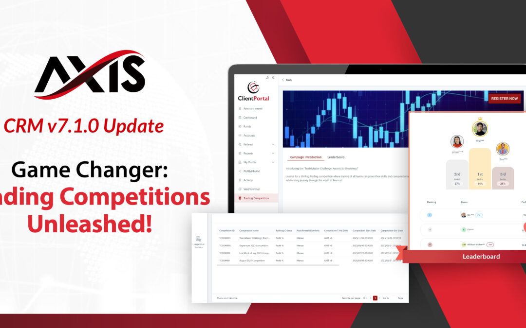 AXIS CRM v7.1.0 Update – Trading Competitions Unleashed