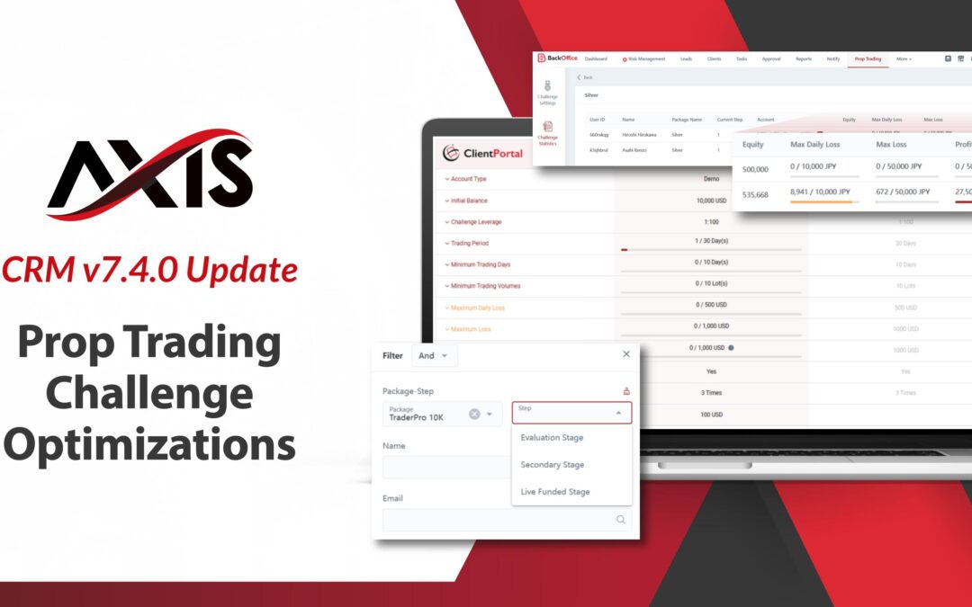AXIS CRM v7.4.0 Update – Prop Trading Challenge Optimizations
