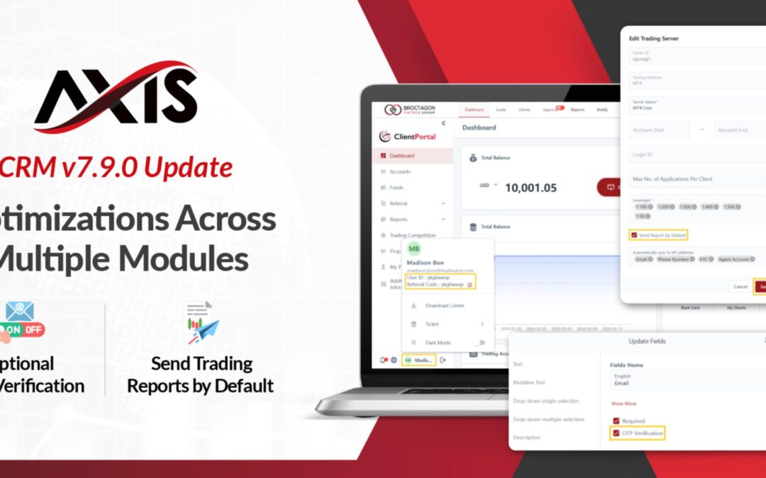 AXIS CRM v7.9.0 Update – Optimizations Across Multiple Modules