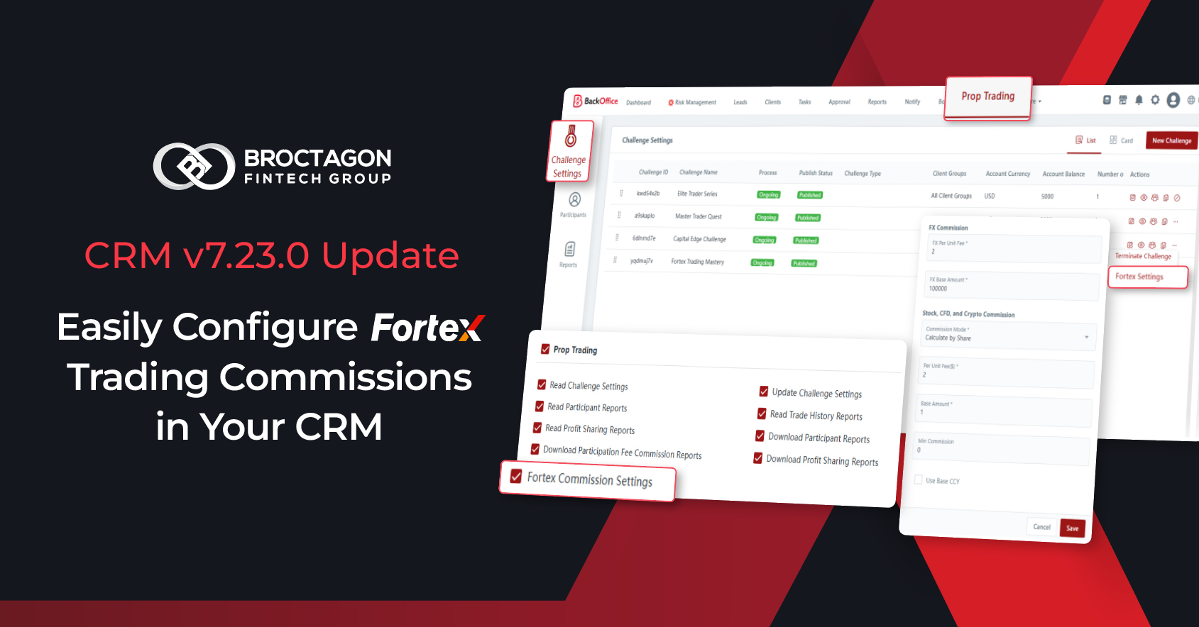 AXIS CRM v7.23.0 Update – Easily Configure Fortex Trading Commissions in Your CRM