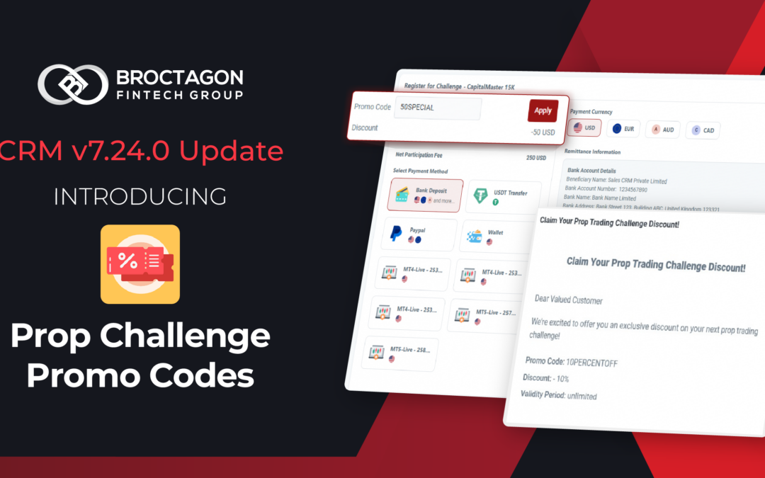 AXIS CRM v7.24.0 Update – Boost Your Prop Challenge Participation with New Promo Codes!