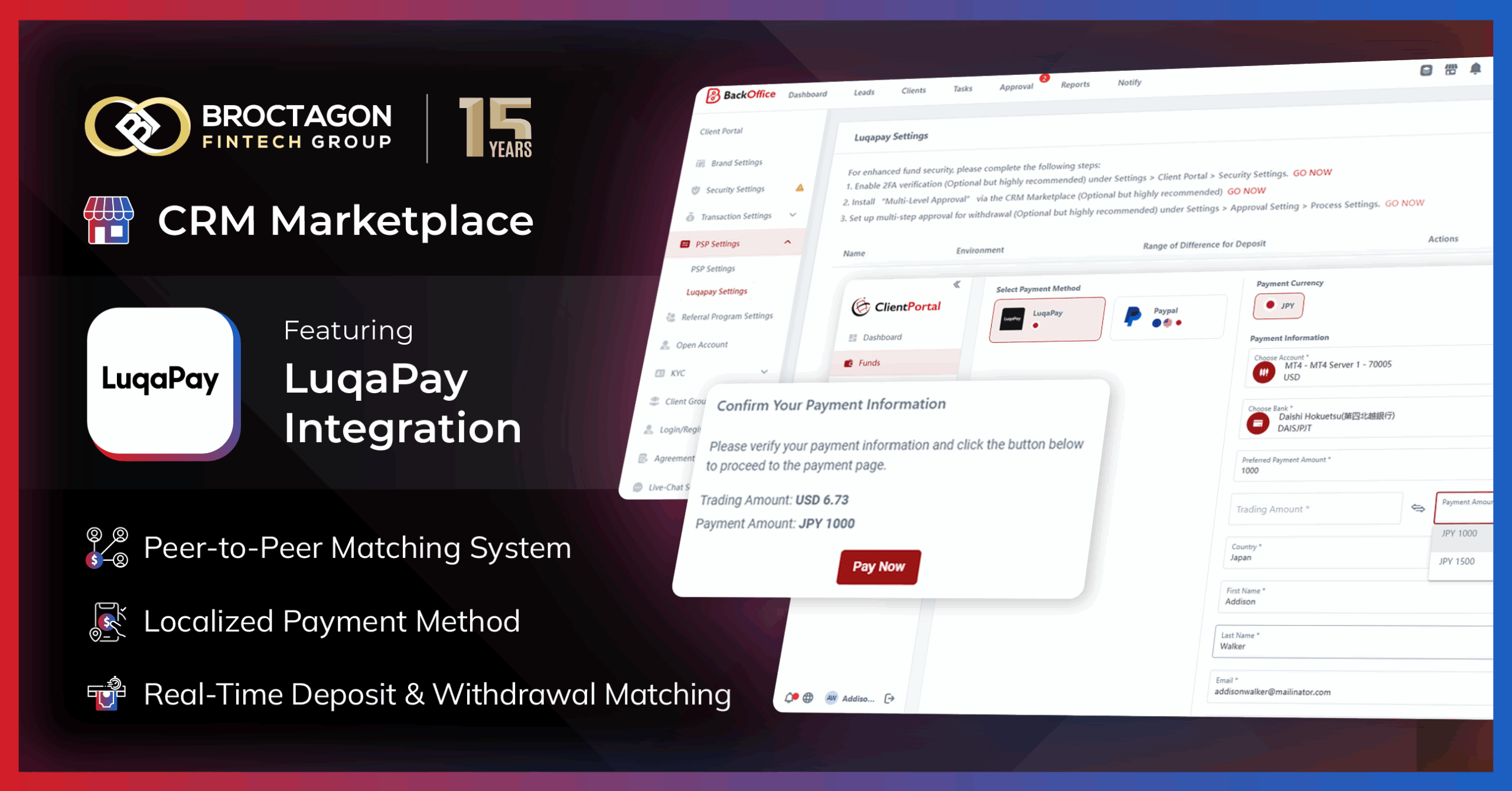 AXIS CRM v7.40.0 Update – LuqaPay Integration