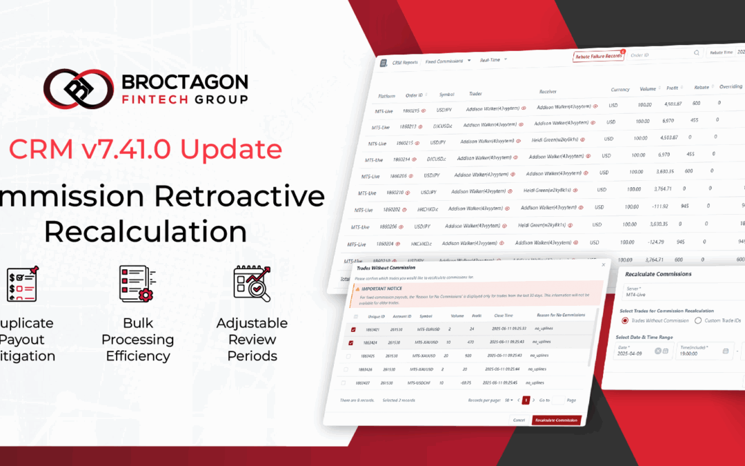 AXIS CRM v7.41.0 Update – Commission Retroactive Recalculation
